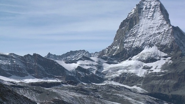 马特洪山在奔宁阿尔卑斯，瑞士视频素材