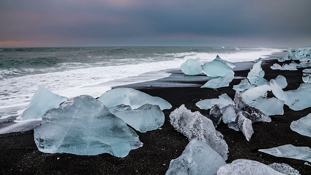 Jokulsarlon泻湖-冰岛视频素材