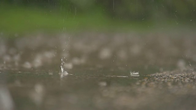 斯洛莫雨视频素材