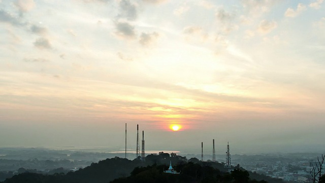 日出时间流逝视频素材