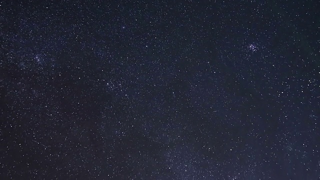 夜星与流星雨的时间流逝视频素材