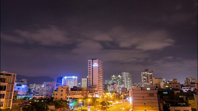 秀莲市夜景视频素材