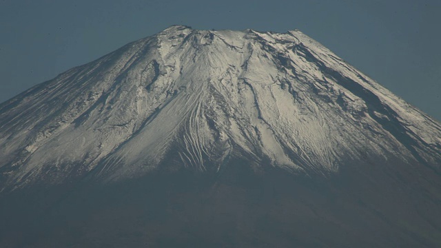 从元津湖看富士山视频素材