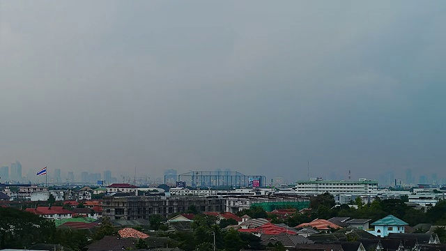 在曼谷下雨之前。视频素材