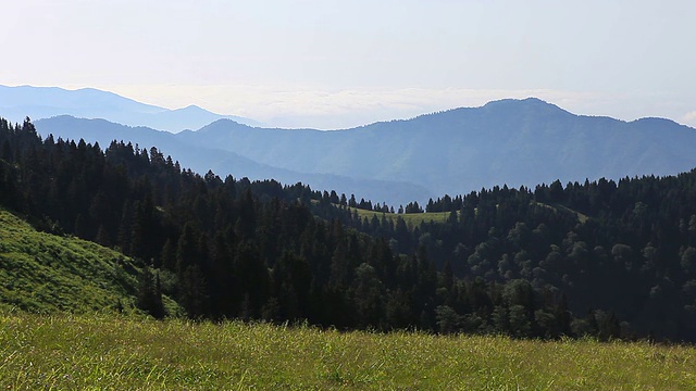 高清:云和山**时间流逝**，Rize，土耳其视频素材