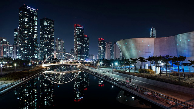 松岛的夜景视频素材