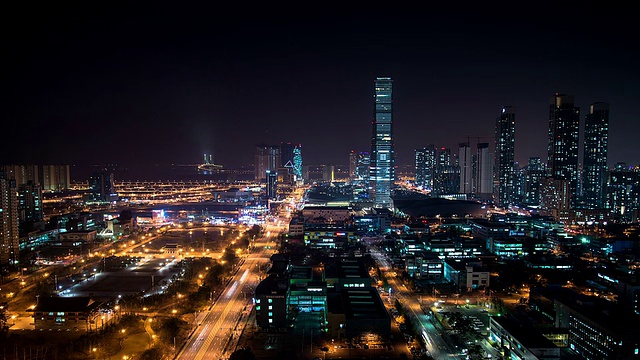 松岛的夜景视频素材