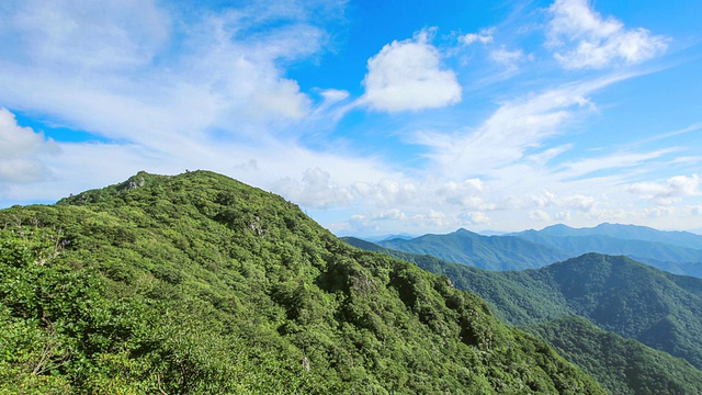 WS T/L韩国德岳山国家山公园云海景观视频素材