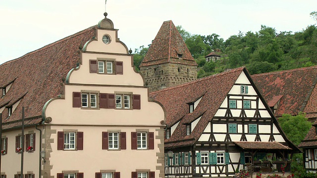 MS Shot of Maulbronn Monastery / Maulbronn，巴登符腾堡，德国视频素材