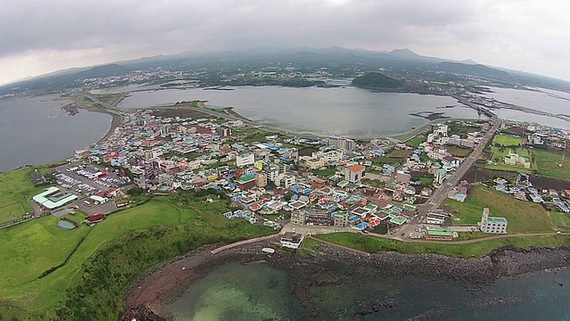 观赏jejuole路线和大海视频素材