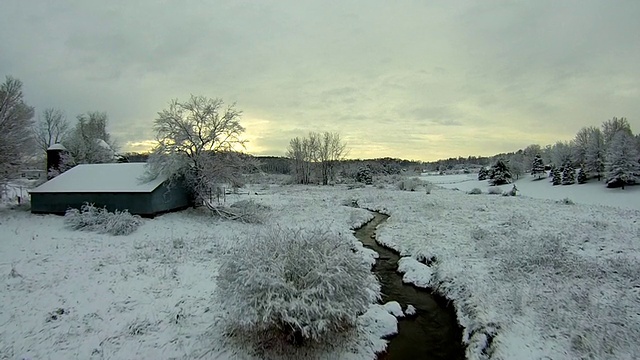 悦诗风吟雪花园视频素材