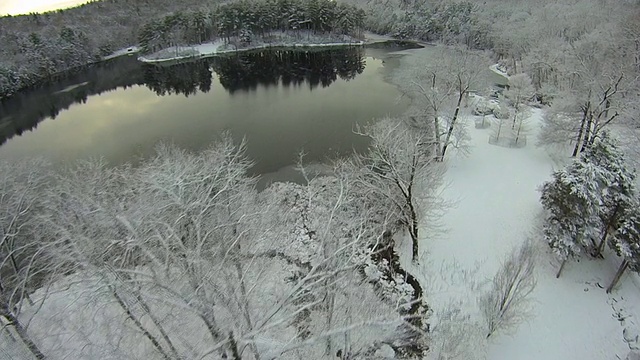 悦诗风吟雪花园视频素材