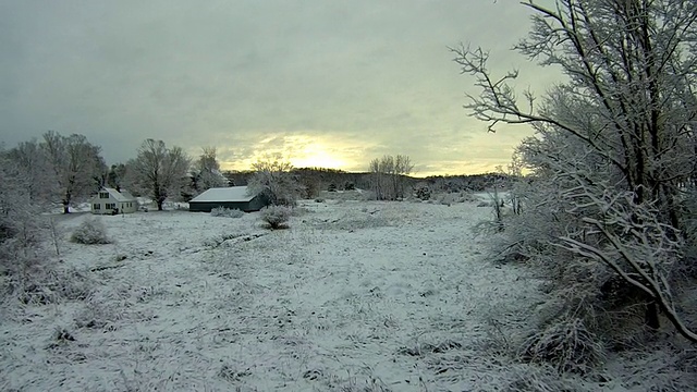 悦诗风吟雪花园视频素材