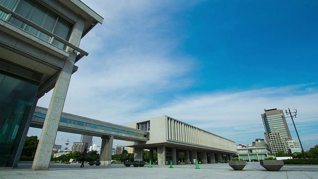 T/L:广岛的城市景观。日本视频素材