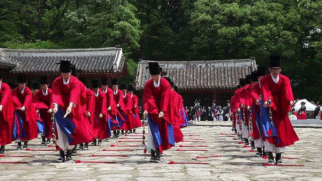 宗庙祠堂的祭祀礼仪观(非物质文化遗产)视频素材