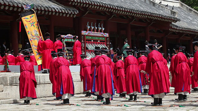 宗庙祠堂的祭祀礼仪观(非物质文化遗产)视频素材