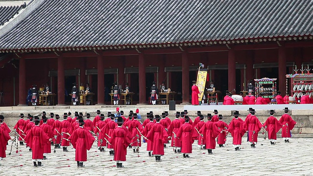 宗庙祠堂的祭祀礼仪观(非物质文化遗产)视频素材