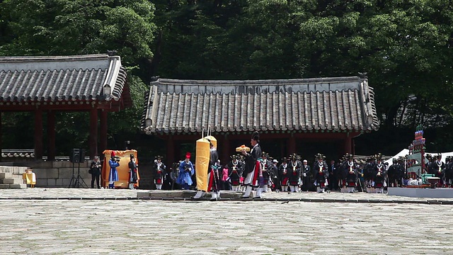 宗庙祠堂的祭祀礼仪观(非物质文化遗产)视频素材