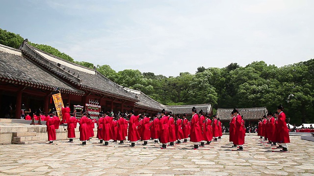 宗庙祠堂的祭祀礼仪观(非物质文化遗产)视频素材