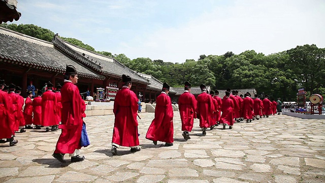 宗庙祠堂的祭祀礼仪观(非物质文化遗产)视频素材