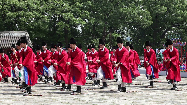 宗庙祠堂的祭祀礼仪观(非物质文化遗产)视频素材