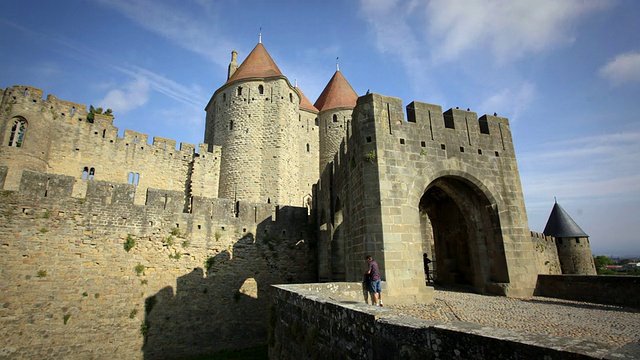 Carcassonne,法国视频素材