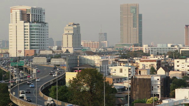 高速公路在曼谷视频素材