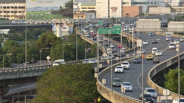 高速公路在曼谷视频素材