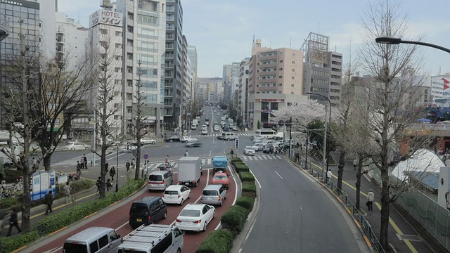 东京圆顶附近的街景视频素材