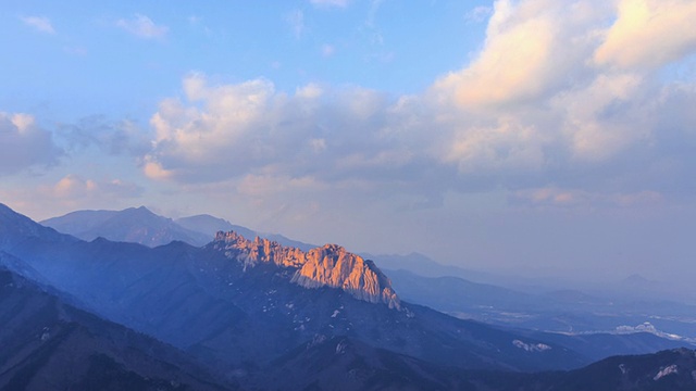 摄于雪山国家公园蔚山岩视频素材