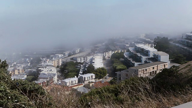 旧金山山上的滚动雾视频下载