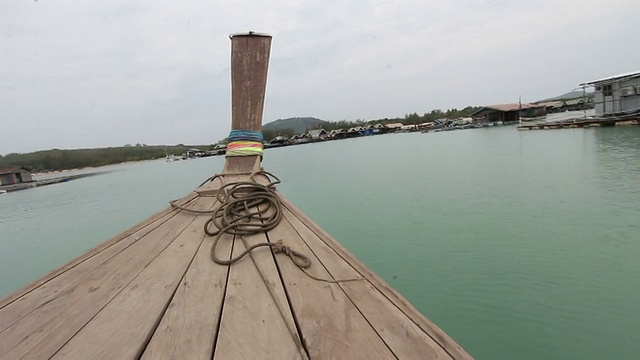 热带泻湖游船之旅视频素材