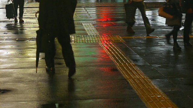 夜深人静的秋叶原大街视频素材