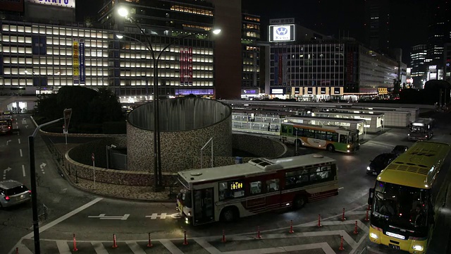 东京新宿的街道视频素材