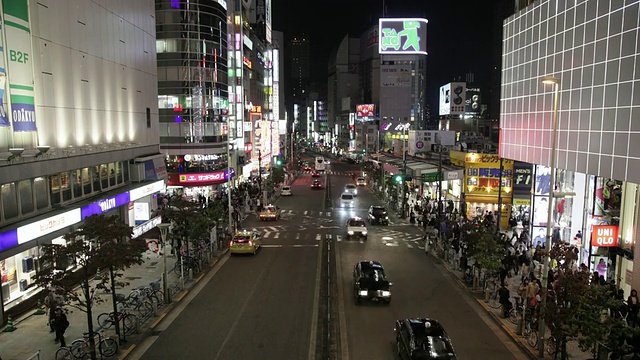 东京新宿的街道视频素材