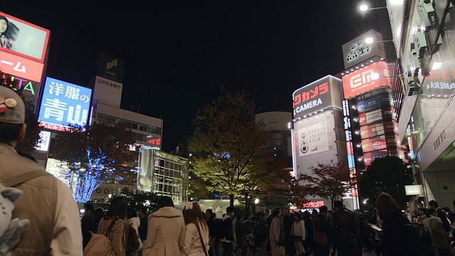 新宿车站广场wtu。新宿/东京/日本/2013 /新宿，日本东京视频素材