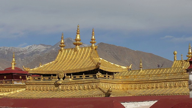 大昭寺,西藏,中国视频素材