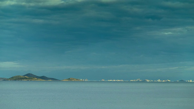 Mar Menor，卡塔赫纳- Timelapse视频素材