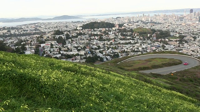 旧金山和周围海湾地区的天际线。视频素材