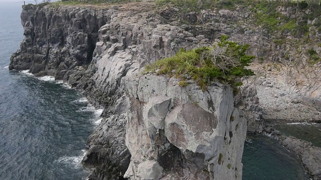 Oedolgae海叠岩和悬崖景观(景区)视频素材