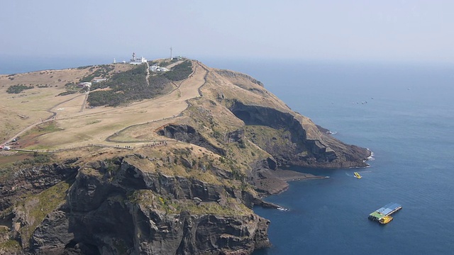 乌多岛和地平线上的水视频素材