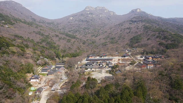 杜云山大兴寺一览视频素材