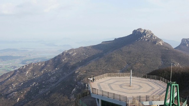 观景台及都云山山顶一览视频素材