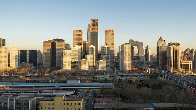 T/L WS HA Sunrise in Beijing / Beijing，中国视频素材