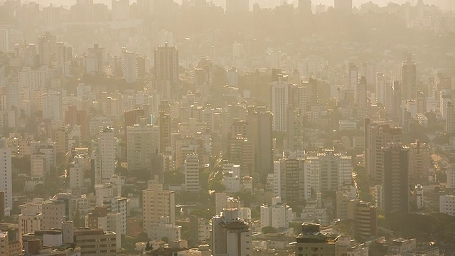 城市建筑物仰天俯视视频素材