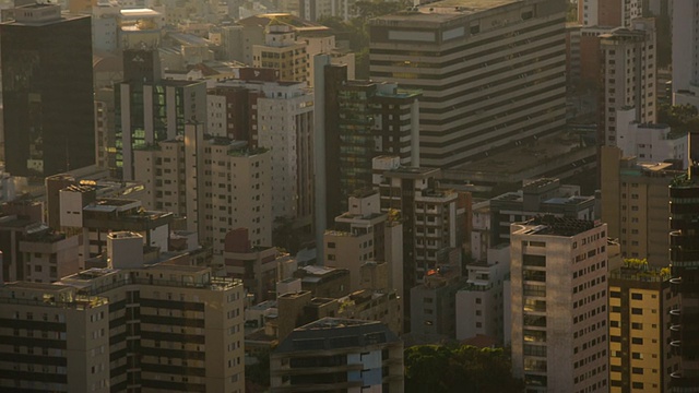 城市建筑物仰天俯视视频素材