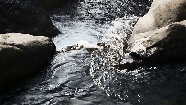 河流在山间流淌视频素材