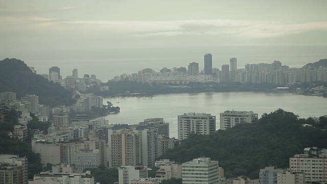 城市建筑物仰天俯视视频素材