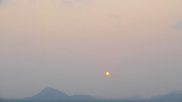 日落时间流逝视频素材