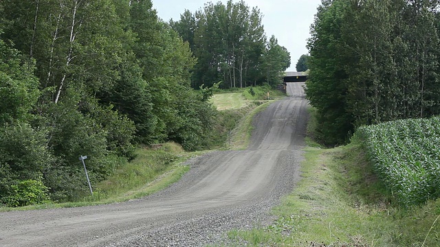 砾石乡村道路视频素材